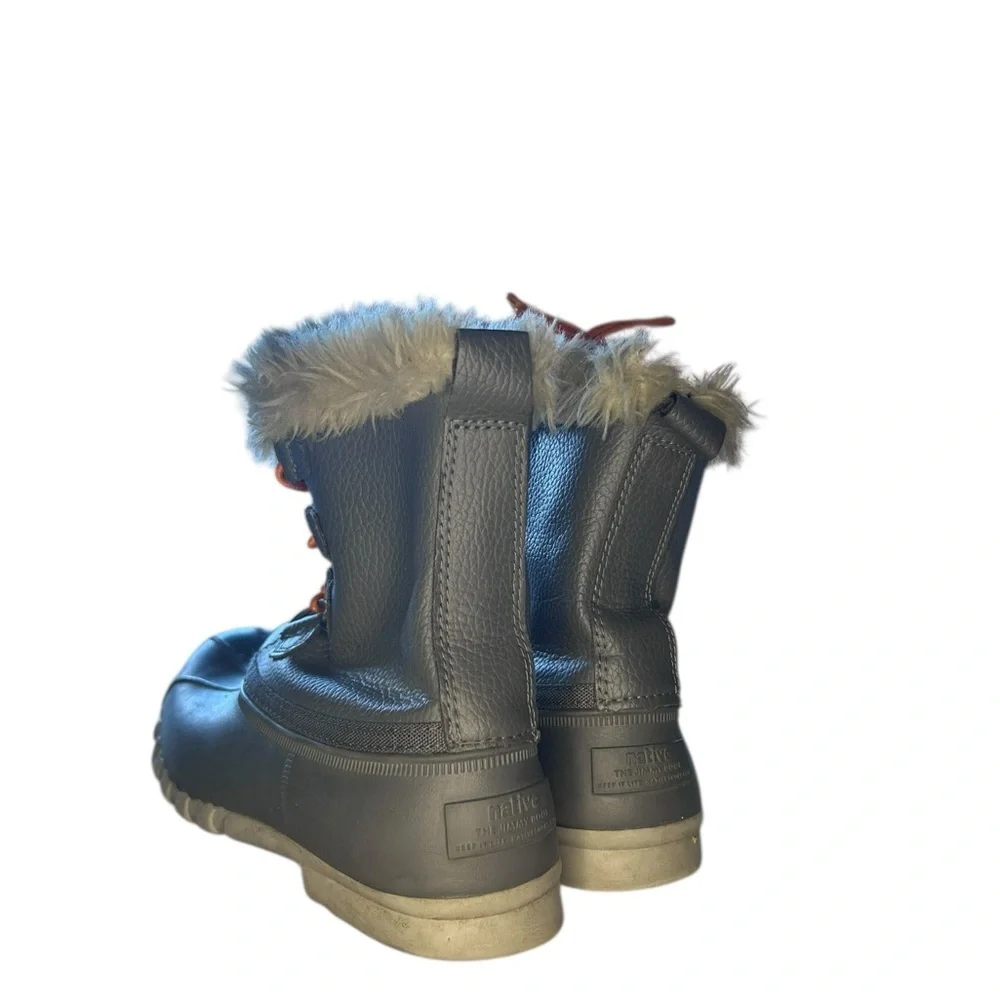 Native Black and Blue Winter Boots